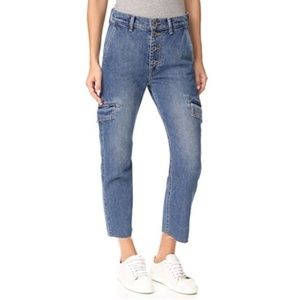 Vince Drop Slouch Cargo Jeans Size 29